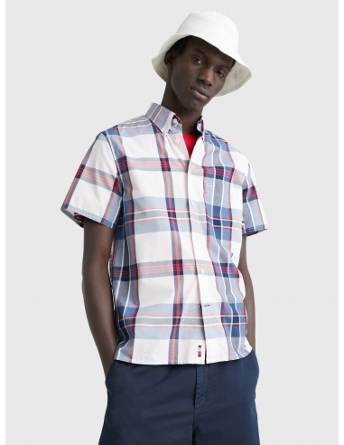 CHECK REGULAR FIT SHORT SLEEVE SHIRT