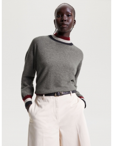 GLOBAL STRIPE RELAXED FIT JUMPER