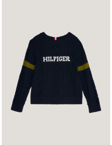 HILFIGER MONOTYPE CABLE KNIT ARCHIVE