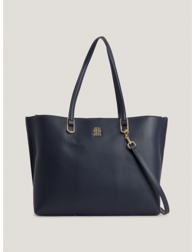 TH MONOGRAM PLAQUE WORK BAG