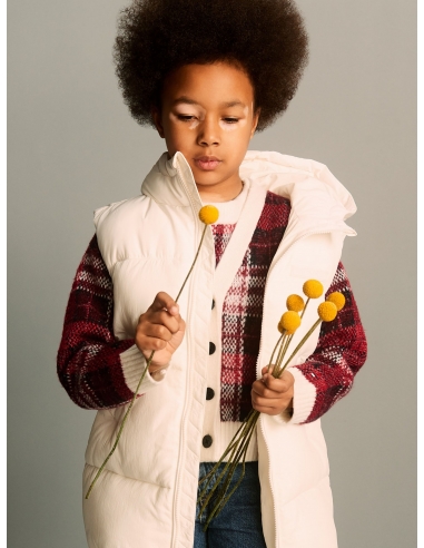 RELAXED LONGLINE NEW YORK PUFFER GILET