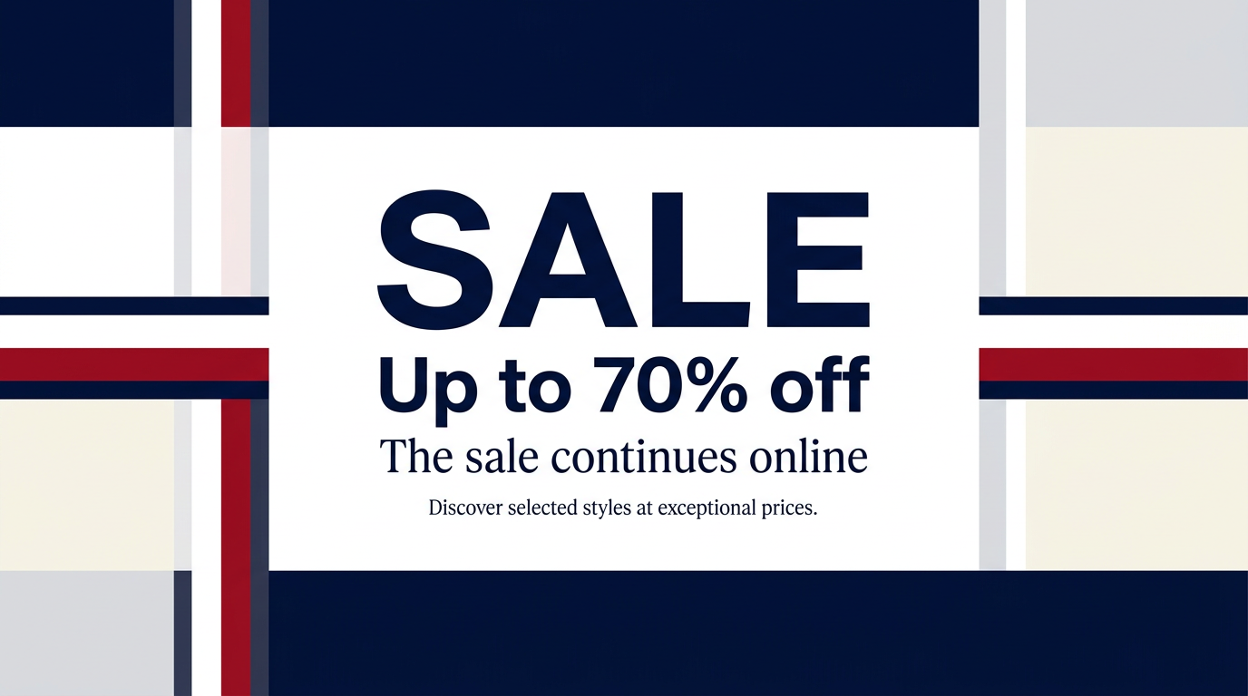 Tommy Hilfiger Gibraltar sale banner